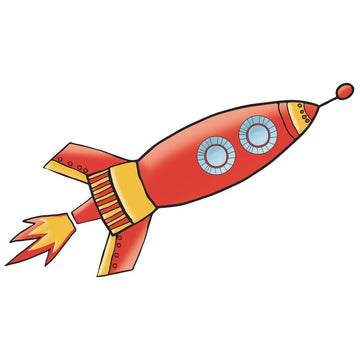 Lockla Rocket Giant Wall Decal